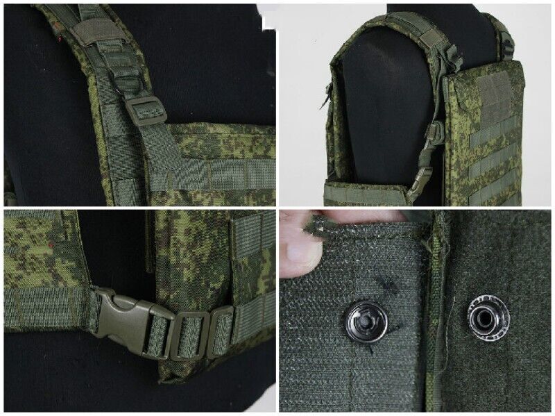 Russian 6B46 Plate Carrier – Replica with Dummy Plates & Chest Rig Option (Airsoft & Tactical)