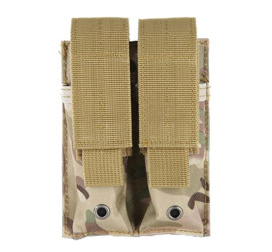 MOLLE Double Magazine Pouch Pistol Mag Pouch Bag for G17, M9, P226, 1911