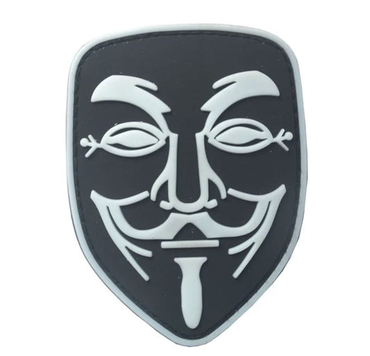Anonymous Vendetta Airsoft Patch Guy Fawkes Mask Softair Velcro Patch