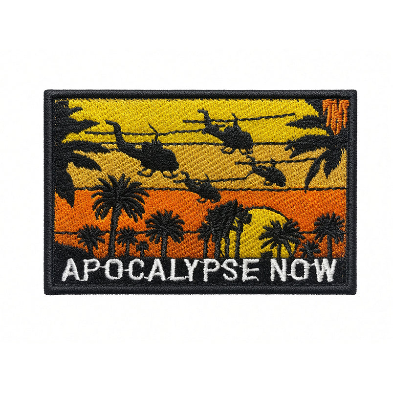 Apocalypse Now Patch Vietnam War Movie Embroidery Klett Aufnäher Helikopter Sunset