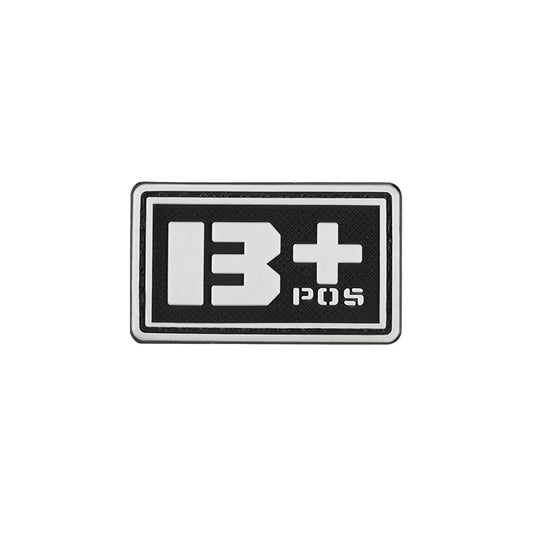 Blood Group B+ Positive Airsoft Patch Type B + Softair Velcro Patch
