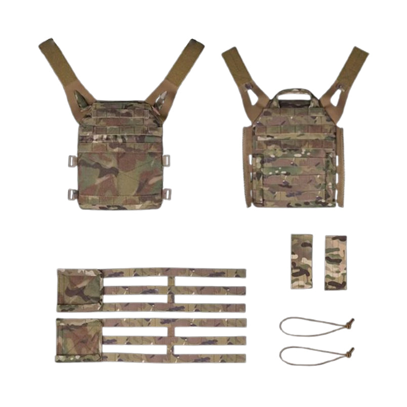 Leichte JPC 2.0 Replika Plattenträger-Weste – modulare Low-Profile-Weste für Airsoft & Training (kompatibel mit AVS Flaps, Zip-On Panels, MOLLE)