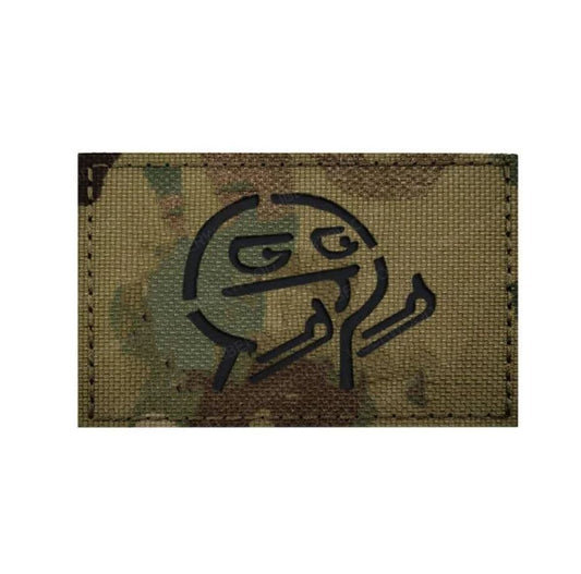 Middle Finger Meme Guy Airsoft Patch Stinkefinger Mittelfinger Softair Velcro Patch