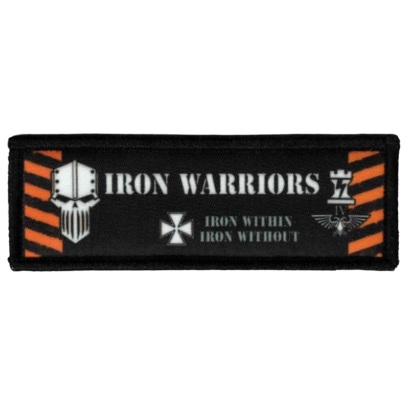 Iron Warriors Primarch Perturabo Velcro Patch Space Marine Chapter Velcro Patch