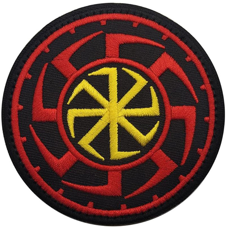 FSB Kolovrat Sonne Velcro Patch Stalker Slawisches Sonnenrad Klett Aufnäher
