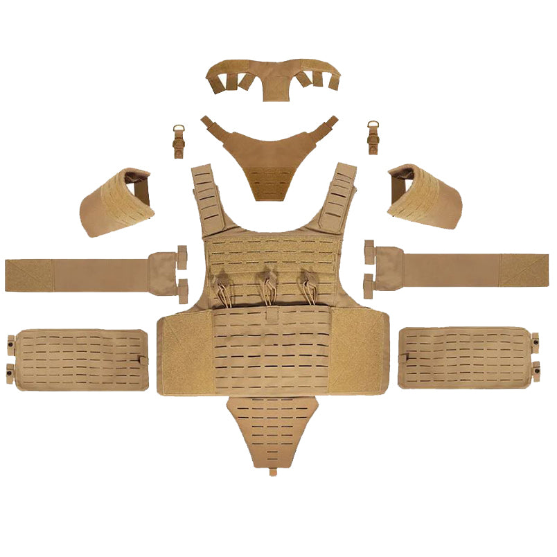 Lasercut Full Body Armor Airsoft Plattenträger Softair Protection Plate Carrier