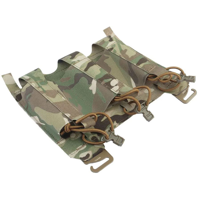 Low-Profile Triple Elastic AR Front Flap – G-Hook-kompatibel & ultra-flach (für 5.56 / 7.62 Magazine)