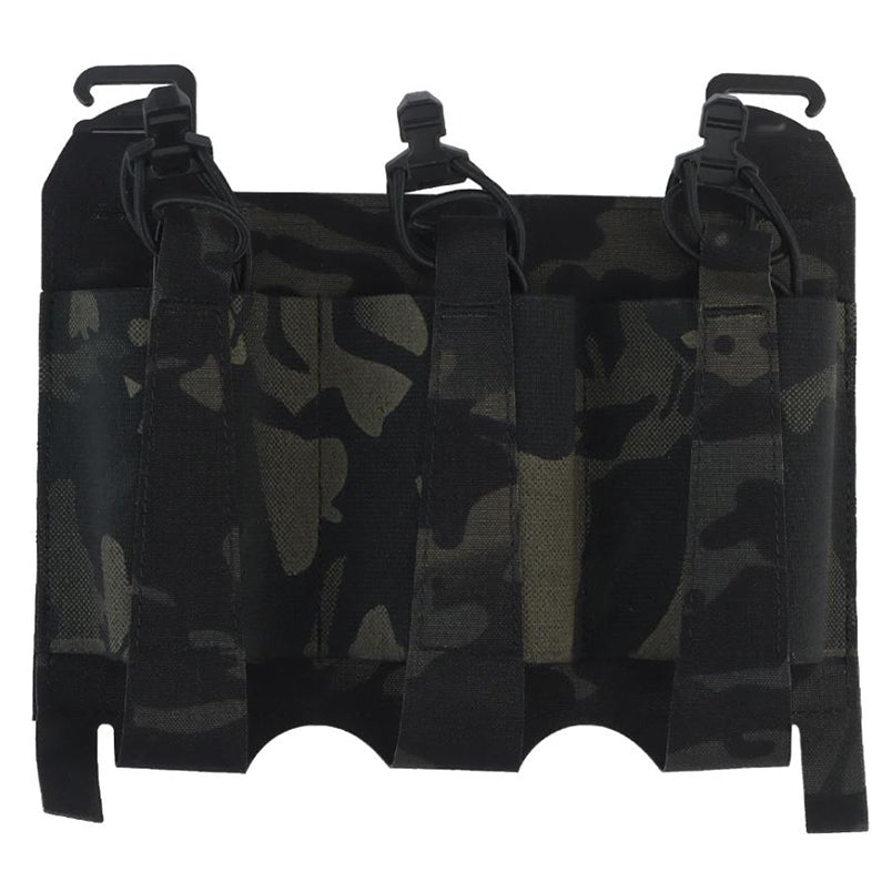 Low-Profile Triple Elastic AR Front Flap – G-Hook-kompatibel & ultra-flach (für 5.56 / 7.62 Magazine)