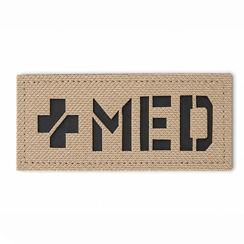MED Paramedic IR Airsoft Patch Infrared Medic Cross Softair Velcro Patch