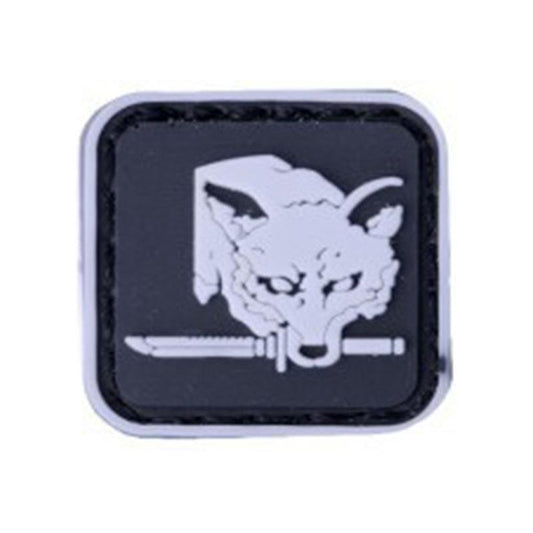 Metal Gear Solid PVC Airsoft Velcro Patch Fox Foxhound Softair Velcro Patch