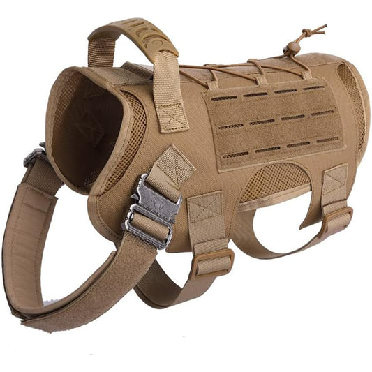 Molle Lasercut Police Dog Harness Harness for Dogs