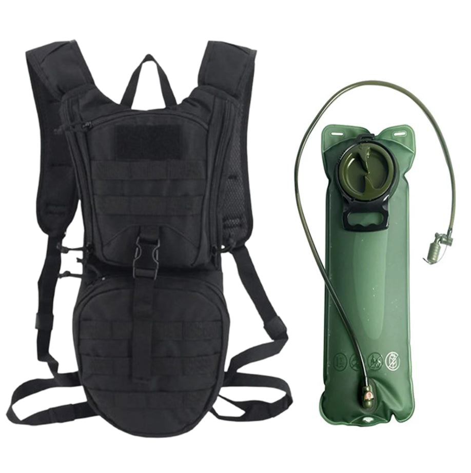 Molle Airsoft Rucksack mit 3L Trinkblase Softair Trinksystem Trinkrucksack