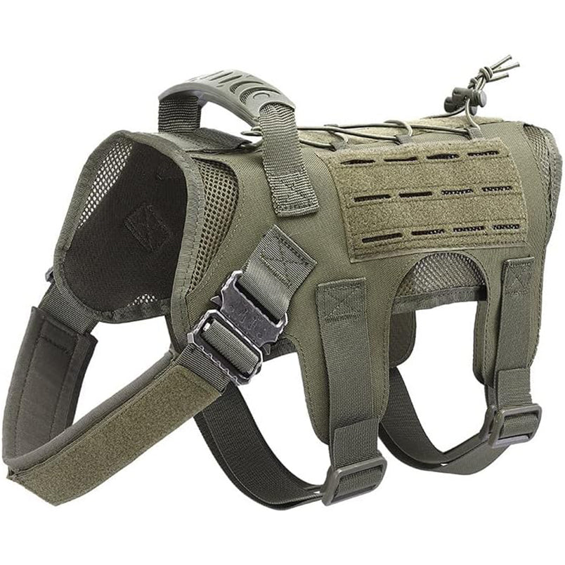 Molle Lasercut Police Dog Harness Harness for Dogs