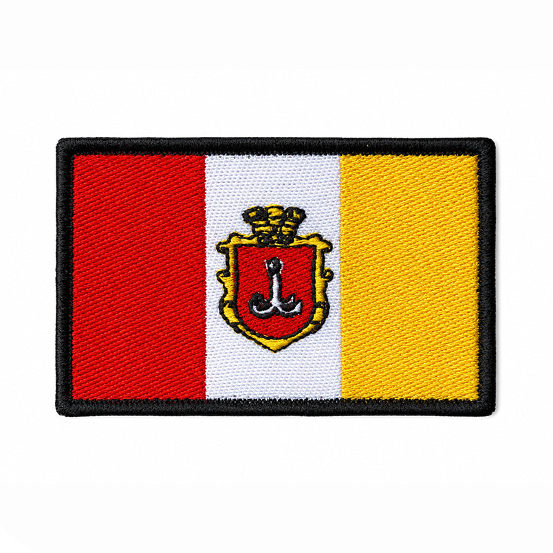 Odessa Flagge Wappen Velcro Patch Ukraine Odesa Klett Aufnäher