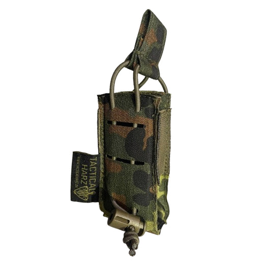 Pistol magazine pouch MOLLE – handmade in resin – 5-color Flecktarn