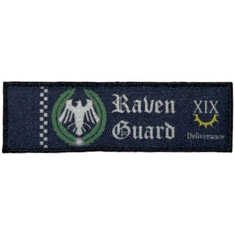 Raven Guard Stealth Warriors Velcro Patch Space Marine Chapter Klett Aufnäher