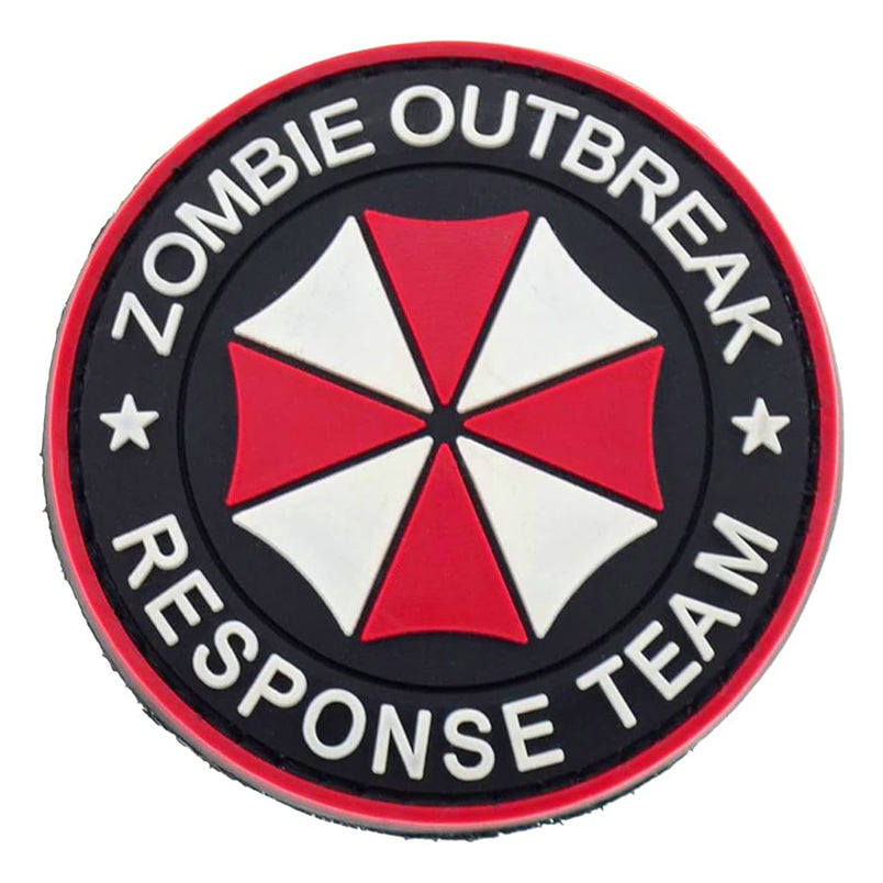 Resident Evil PVC Velcro Patch Capcom Zombie Outbreak Response Team Klett Aufnäher
