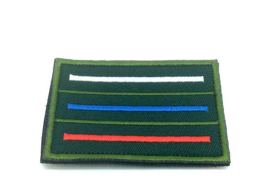 Russia Narrow Stripes Patch Flag Velcro Patch