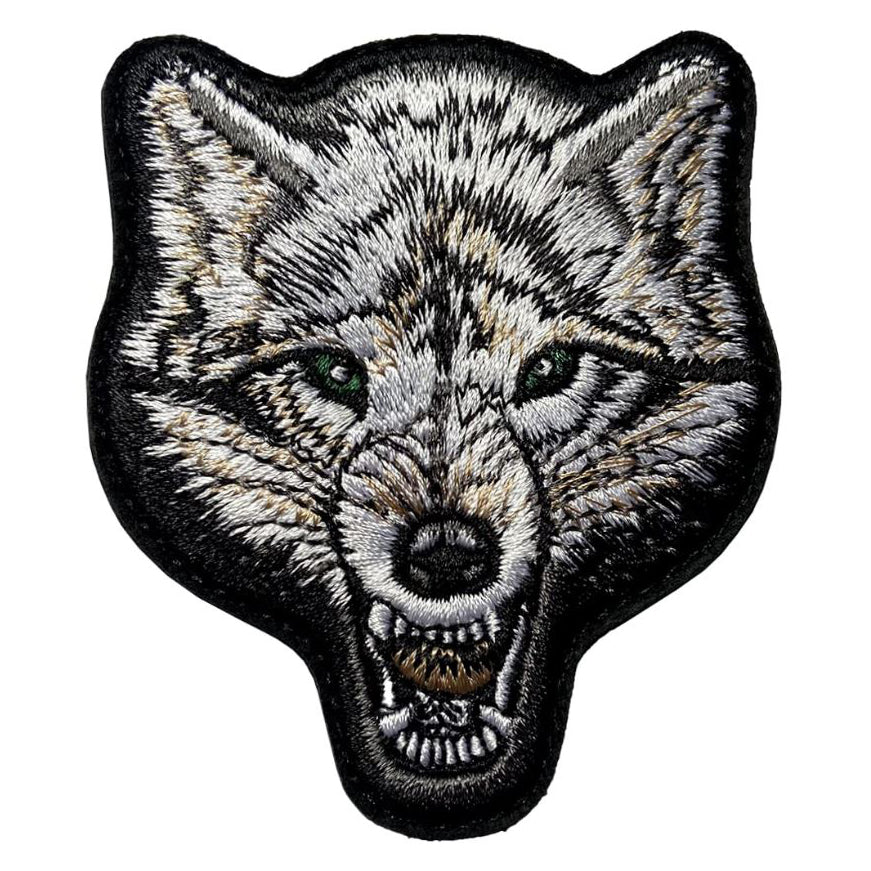 Siberian Wolf Airsoft Patch Wolf Head Softair Velcro Patch