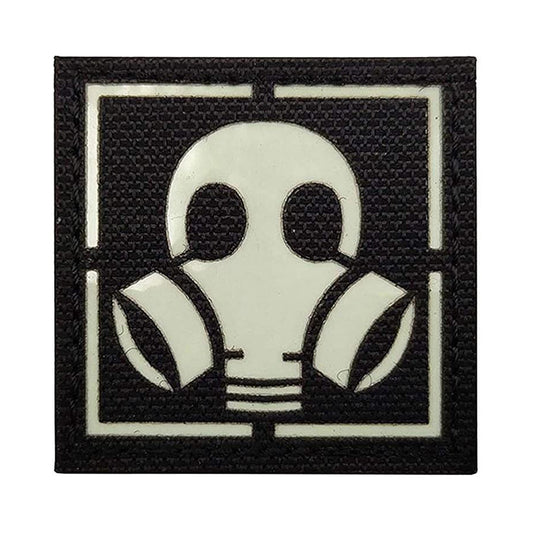Softair Gas Mask Velcro Patch Gas Mask Glow In The Dark Airsoft Patch