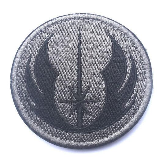 Star Wars Velcro Airsoft Patch Jedi Order Softair Velcro Patch Gray