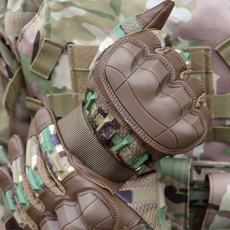 Tactical Full Finger Airsoft Gloves Airsoft Bushcraft Gloves Multicam