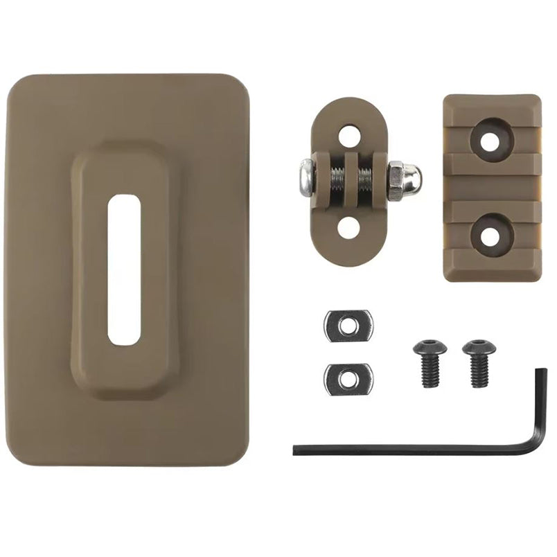 Tactical GoPro Airsoft Helmet Mount Softair Helm Kamera Klett Halterung