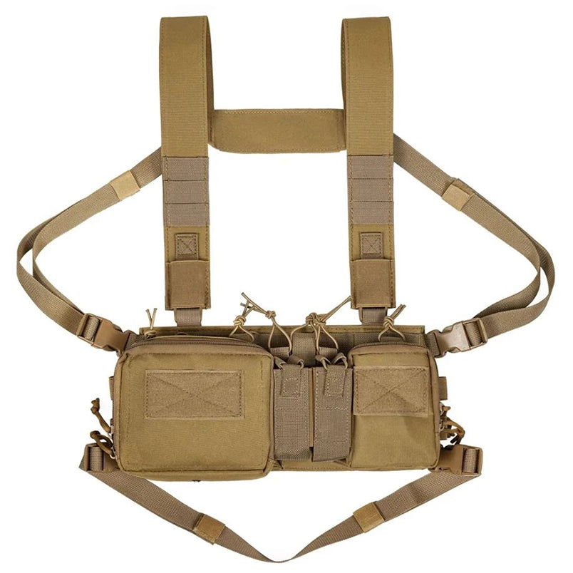 Tactical Chest Rig – Lightweight & versatile carrier for airsoft, paintball & outdoor