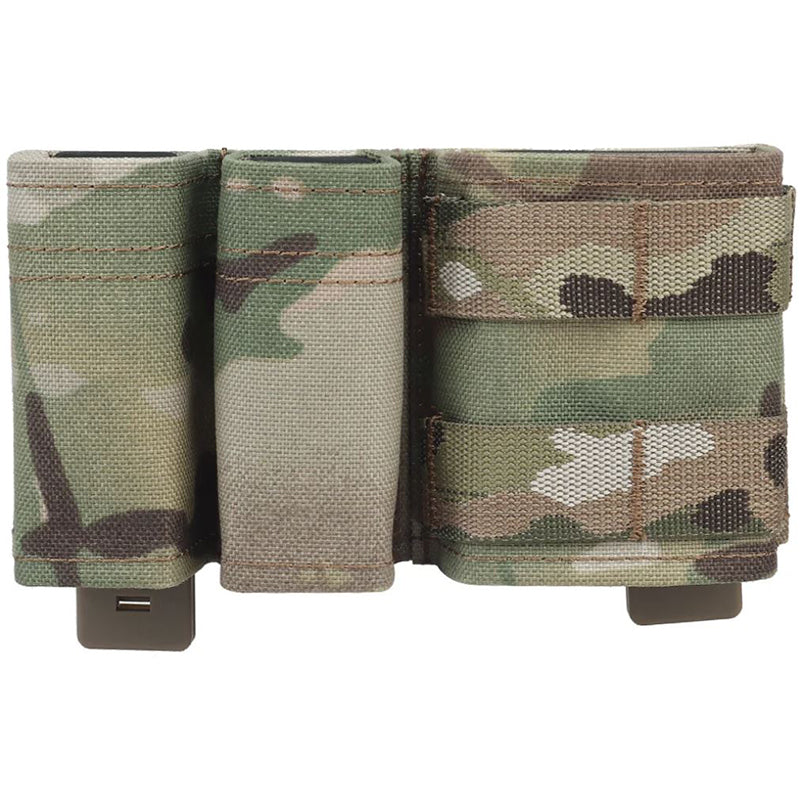 Taktische 1+2 KYWI Replica Magazintasche – Shorty-Pouch mit Kydex-Einsatz für 5.56 & 9mm (MOLLE-kompatibel)