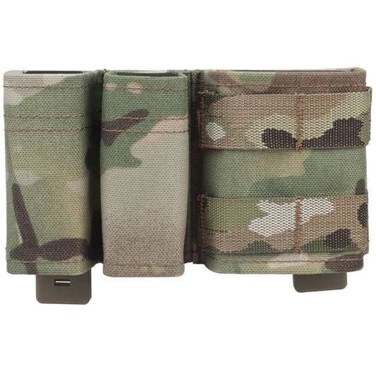 Tactical 1+2 KYWI Replica Magazine Pouch – Shorty Pouch with Kydex insert for 5.56 & 9mm (MOLLE compatible)