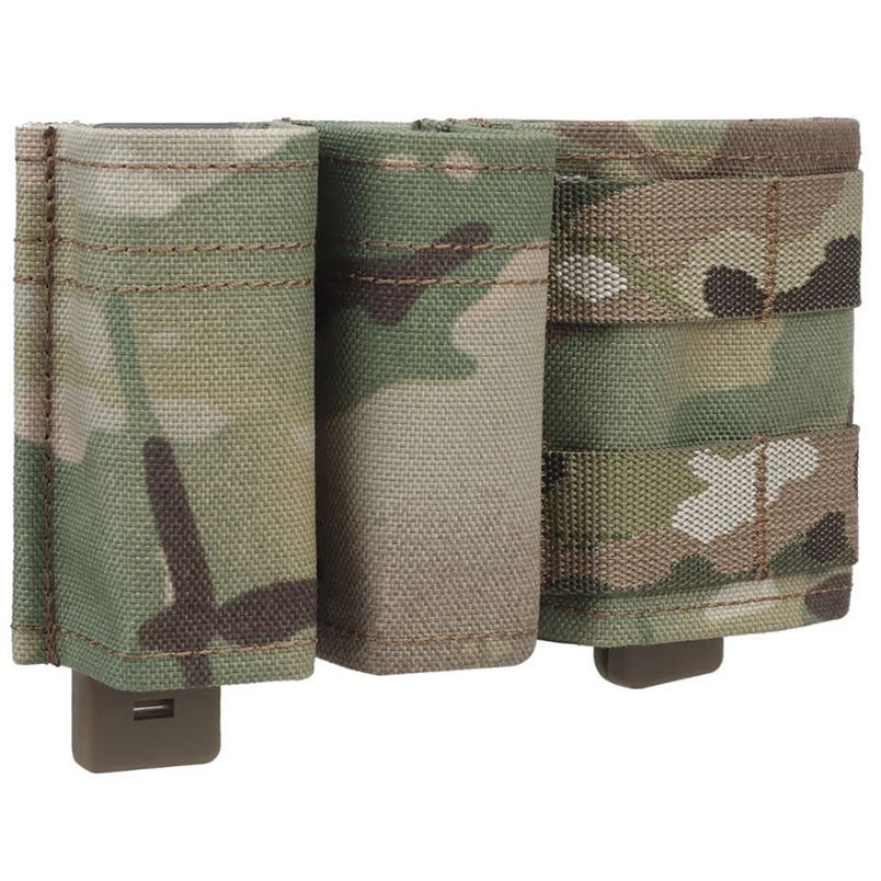 Taktische 1+2 KYWI Replica Magazintasche – Shorty-Pouch mit Kydex-Einsatz für 5.56 & 9mm (MOLLE-kompatibel)