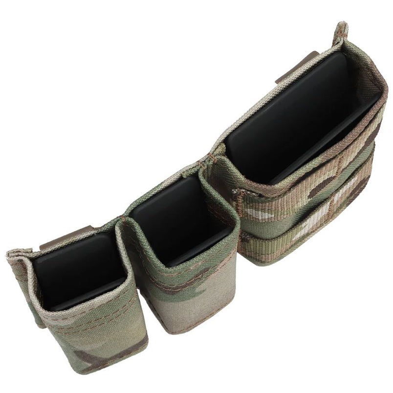 Taktische 1+2 KYWI Replica Magazintasche – Shorty-Pouch mit Kydex-Einsatz für 5.56 & 9mm (MOLLE-kompatibel)