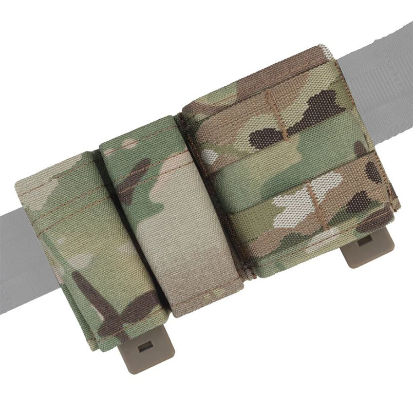 Taktische 1+2 KYWI Replica Magazintasche – Shorty-Pouch mit Kydex-Einsatz für 5.56 & 9mm (MOLLE-kompatibel)