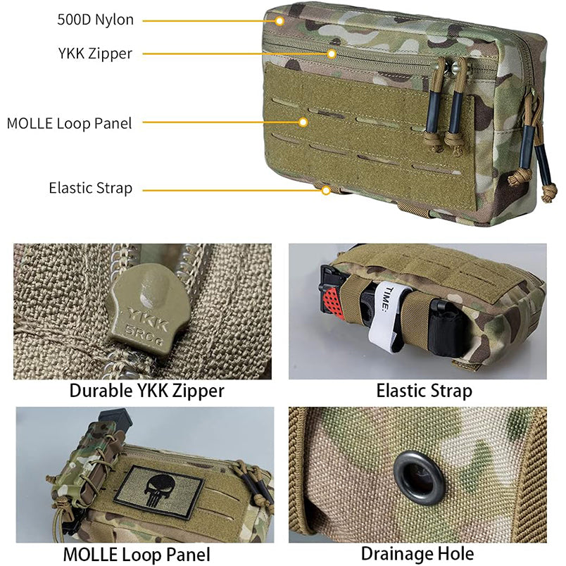 Tactical MOLLE Dump/Utility Bag – Dual-Purpose EDC Bag