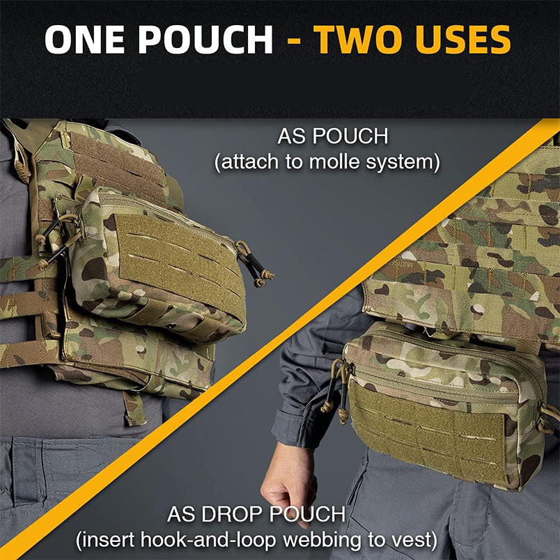 Tactical MOLLE Dump/Utility Bag – Dual-Purpose EDC Bag