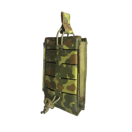 Tactical magazine pouch M4 MOLLE – handmade in resin – 5-color Flecktarn
