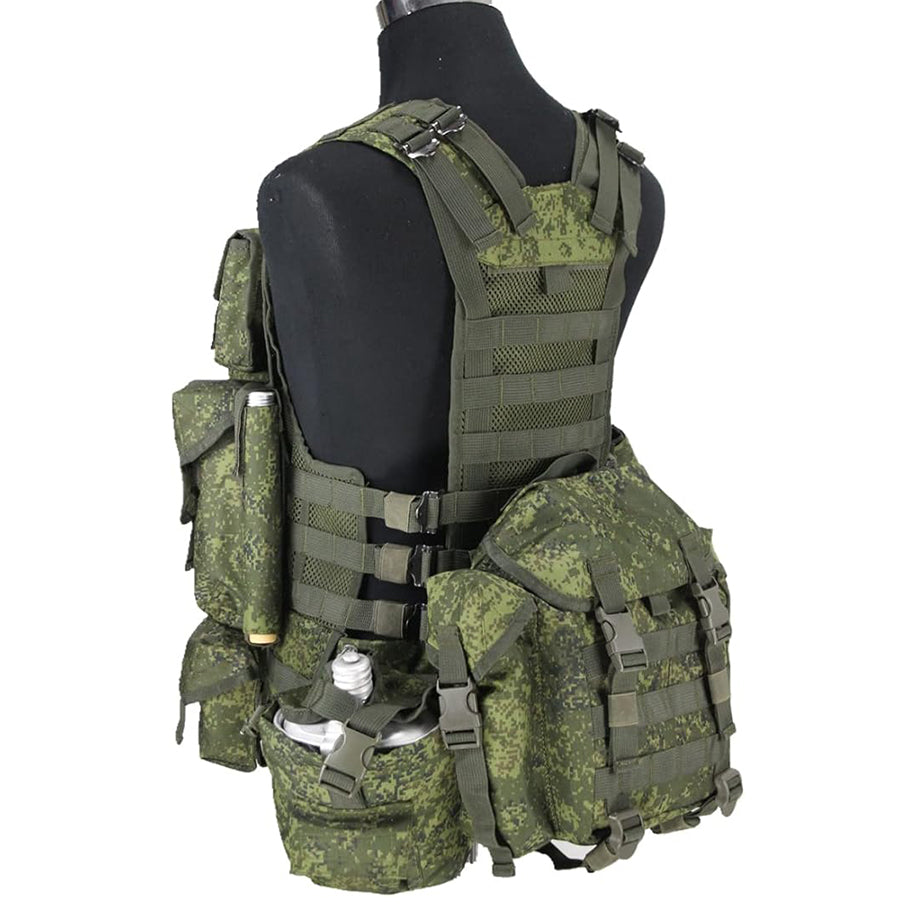 Tactical Vest 6Sh117 Replica – MOLLE Vest Russian EMR with Magazine Pouches & Equipment Pouches