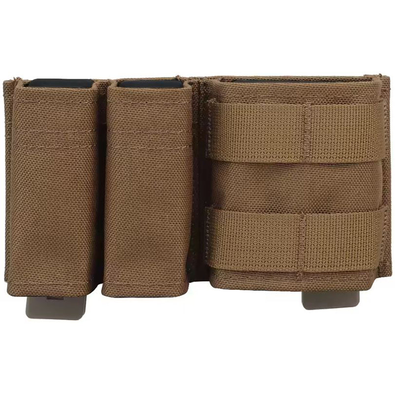 Taktische 1+2 KYWI Replica Magazintasche – Shorty-Pouch mit Kydex-Einsatz für 5.56 & 9mm (MOLLE-kompatibel)