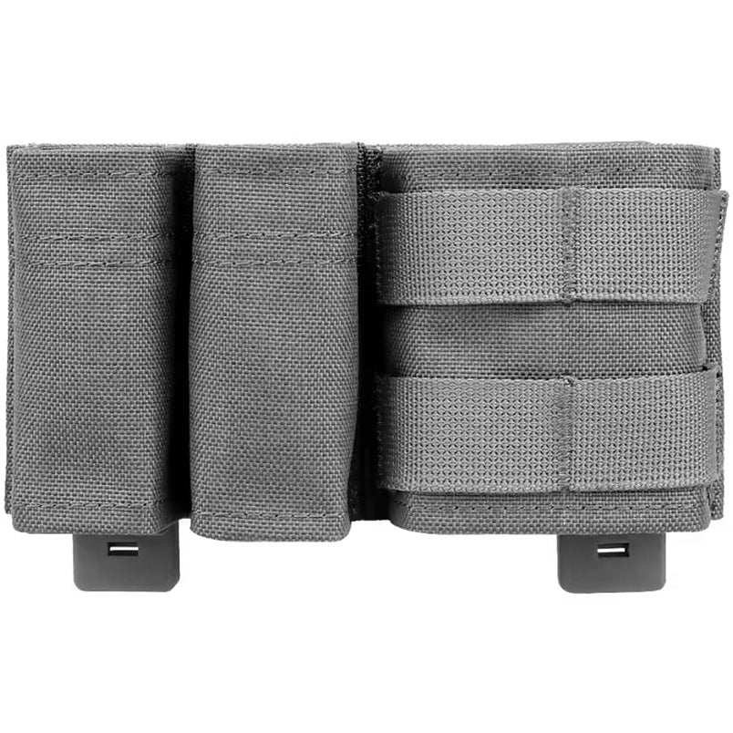 Taktische 1+2 KYWI Replica Magazintasche – Shorty-Pouch mit Kydex-Einsatz für 5.56 & 9mm (MOLLE-kompatibel)