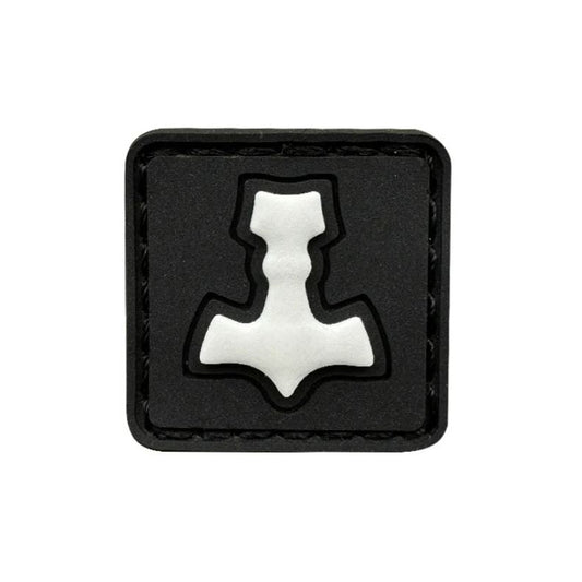 Thor's Hammer Viking Rubber Velcro Patch Mjölnir PVC Velcro Patch