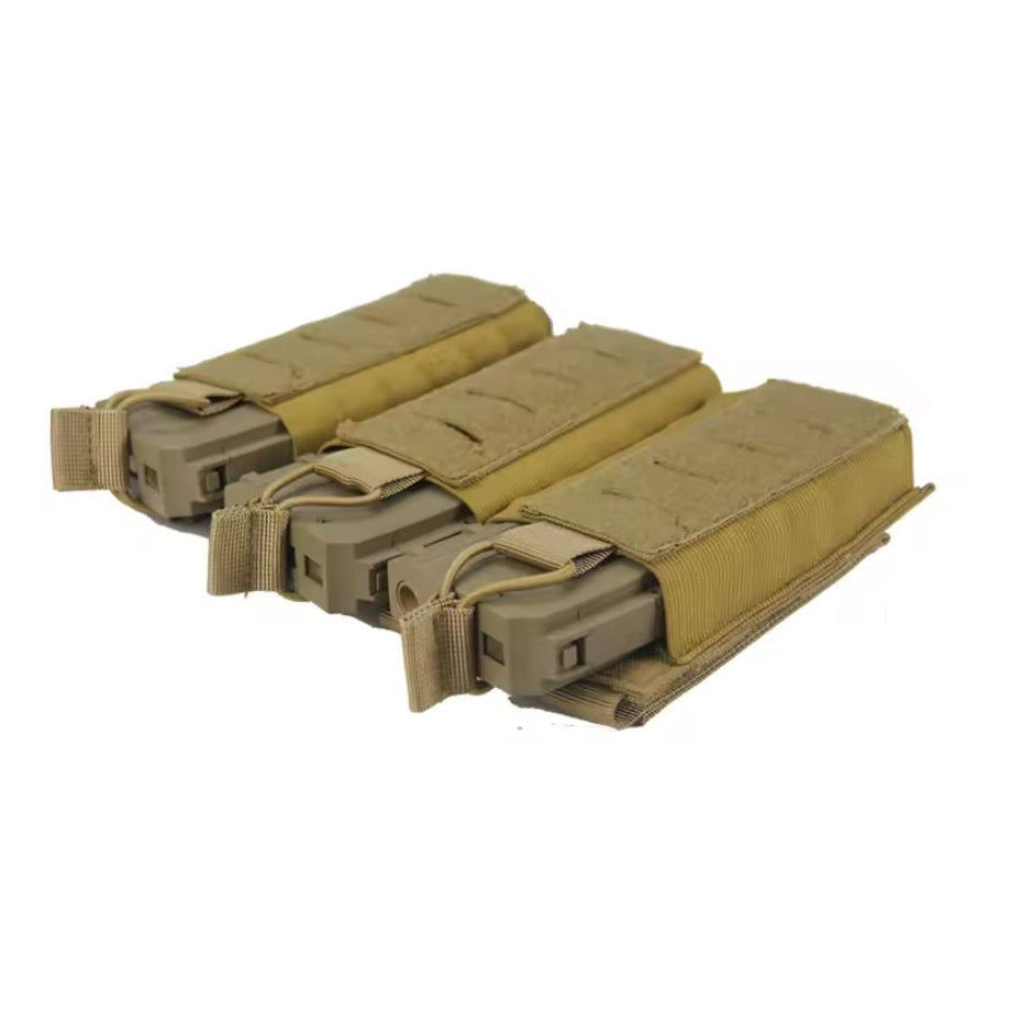 Triple Mag Pouch MOLLE – Tactical magazine pouch for M4/M16/AK