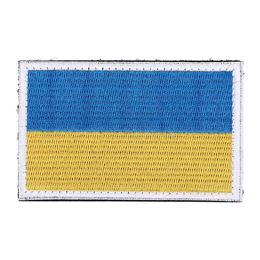 Ukraine Flag Bushcraft Patch Ukrainian Flag Survival Velcro Patch