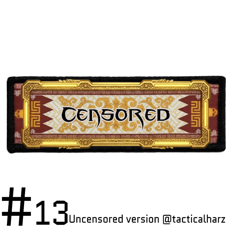 #13 Storm Riders of Khagan Velcro Patch TAC-HAMMER