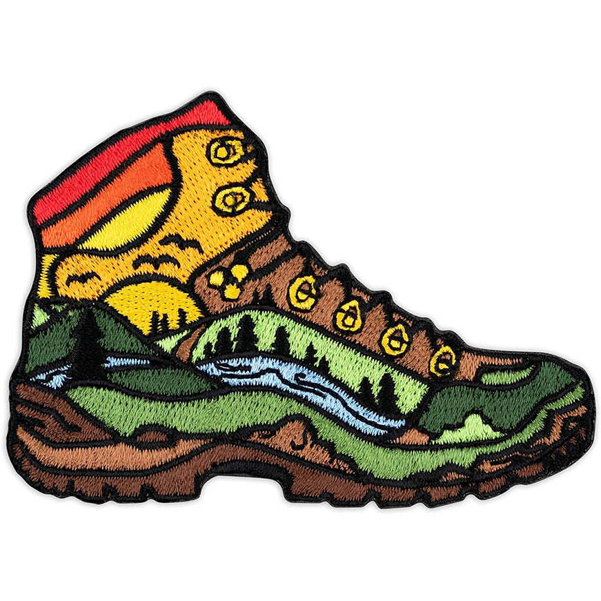 Hiking Shoe Bushcraft Patch Trekking Camping Boot Survival Velcro Patch