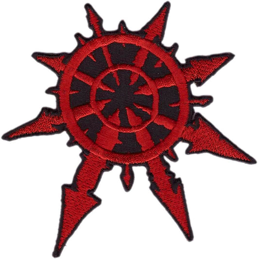 Warhammer 40k Star of Chaos Velcro Patch Heretic Symbol Velcro Patch