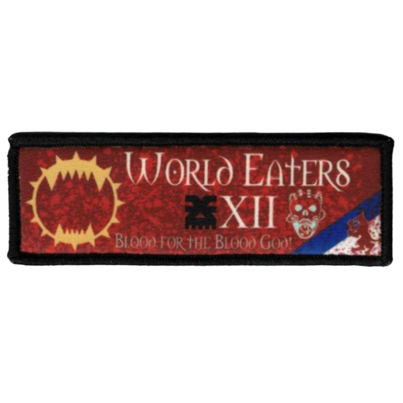 World Eaters Velcro Patch Chaos Space Marine Chapter Klett Aufnäher