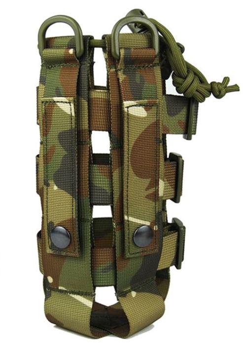 Molle water bottle holder strap for drinking bottles