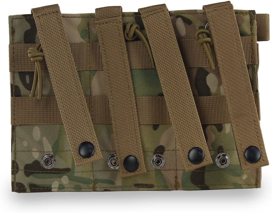 Triple Mag Pouch for AR15 / M4 – MOLLE-compatible 3-way magazine pouch (5.56 / M4 / M16)