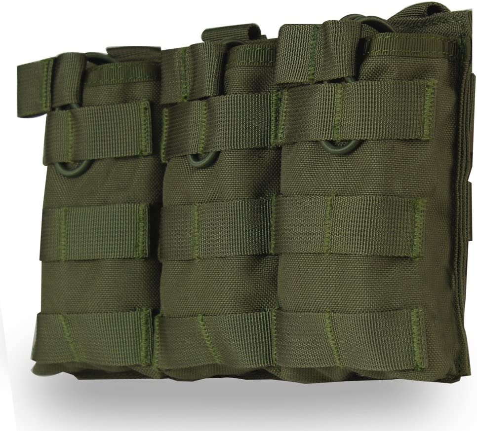 Triple Mag Pouch for AR15 / M4 – MOLLE-compatible 3-way magazine pouch (5.56 / M4 / M16)