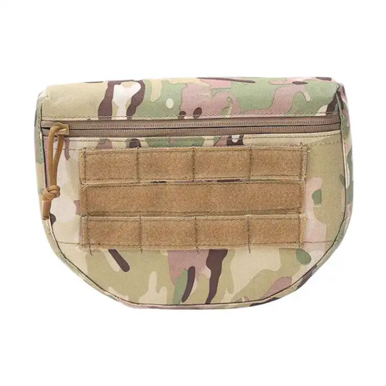 Tactical Drop Down Pouch – MOLLE Admin Pouch with Velcro Mount for Plate Carrier